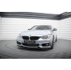 Maxton Design "Street Pro" spoiler pod přední nárazník pro BMW řada 4 F32, plast ABS bez povrchové úpravy, s červenou linkou, Coupe M-Pack