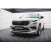 Maxton Design spoiler pod přední nárazník ver.2 pro Škoda Kodiaq RS Facelift, černý lesklý plast ABS