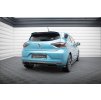 Maxton Design středový spoiler pod zadní nárazník s žebrováním pro Renault Clio Mk5 R.S. Line, černý lesklý plast ABS