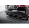 Maxton Design středový spoiler pod zadní nárazník s žebrováním pro Jaguar E-Pace Mk1 R-Dynamic, černý lesklý plast ABS
