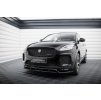 Maxton Design spoiler pod přední nárazník pro Jaguar E-Pace Mk1 R-Dynamic, černý lesklý plast ABS