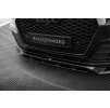 Maxton Design spoiler pod přední nárazník ver.2 pro Audi SQ7 Mk2, černý lesklý plast ABS