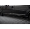 Maxton Design difuzory pod boční prahy ver.2 pro Audi SQ7 Mk2, černý lesklý plast ABS