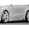 Rieger boční práh mont. strana levá pro Audi A1 8X 3-dvéř., 5-dvéř. (sportback) vč. faceliftu, r.v. 02/15-, 08/10-12/14, plast ABS bez povrchové úpravy, s prolisem a výřezem