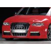 Rieger přední nárazník pro Audi A3 8L 3-dvéř., 5-dvéř., plast ABS bez povrchové úpravy, pro orig. masku Audi z modelu S, s výřezy pro světla na denní svícení