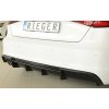 Rieger vložka zadního nárazníku pro Audi A3 8V 3-dvéř. (hatchback 8V1), 5-dvéř. (sportback 8VA) před faceliftem, plast ABS bez povrchové úpravy, S-Line, pro dvojitou koncovku vlevo