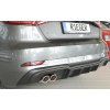Rieger vložka zadního nárazníku pro Audi A3 8V 3-dvéř. (hatchback 8V1), 5-dvéř. (sportback 8VA) po faceliftu, plast ABS bez povrchové úpravy, pro dvojitou koncovku vlevo