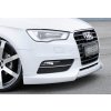 Rieger lipa pod přední nárazník Rieger pro Audi A3 8V 3-dvéř. (hatchback 8V1), 5-dvéř. (sportback 8VA) před faceliftem, 07/12-08/16, plast ABS s povrchovou úpravou Carbon-Look, pod přední spoiler Rieger obj. kód K 00056780