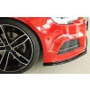 Rieger lipa pod přední nárazník pro Audi A3 S3 8V 3-dvéř. (convertible 8V7), 5-dvéř. (sedan 8VS) po faceliftu, 09/16-, plast ABS lakovaný do černé lesklé barvy