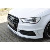 Rieger lipa pod přední nárazník pro Audi A3 S3 8V 3-dvéř. (hatchback 8V1), 5-dvéř. (sportback 8VA) před faceliftem, 05/13-08/16, plast ABS bez povrchové úpravy