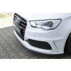 Rieger lipa pod přední nárazník pro Audi A3 S3 8V 3-dvéř. (hatchback 8V1), 5-dvéř. (sportback 8VA) před faceliftem, 05/13-08/16, plast ABS bez povrchové úpravy