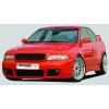 Rieger kompletní přední nárazník RS4-Look pro Audi A4 B5 avant, sedan, plast ABS bez povrchové úpravy, s držáky originálních mlhových světel