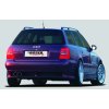 Rieger spoiler pod zadní nárazník pro Audi A4 B5 avant, sedan r.v. 99-12/00, plast ABS bez povrchové úpravy, r.v. 1999-12/2000, pro vozy bez parkovacího asistenta (PDC)