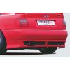 Rieger spoiler pod zadní nárazník pro Audi A4 B5 avant, sedan r.v. 99-12/00, plast ABS bez povrchové úpravy, r.v. 1999-12/2000, pro vozy bez parkovacího asistenta (PDC)
