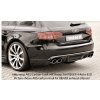 Rieger spoiler pod zadní nárazník pro Audi A4 B8, B81 avant, sedan před faceliftem r.v. 11/07-12/11, plast ABS bez povrchové úpravy, mimo S-Line, pro orig. koncovky na obou stranách