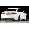 Rieger spoiler pod zadní nárazník pro Audi A4 B8, B81 avant, sedan před faceliftem r.v. 11/07-12/11, plast ABS bez povrchové úpravy, mimo S-Line, pro orig. dvojitou koncovku vlevo