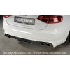 Rieger spoiler pod zadní nárazník pro Audi A4 B8, B81 avant, sedan před faceliftem r.v. 11/07-12/11, plast ABS bez povrchové úpravy, mimo S-Line, pro dvojité koncovky na obou stranách 4x115x85 mm