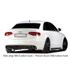 Rieger spoiler pod zadní nárazník pro Audi A4 B8, B81 avant, sedan před faceliftem r.v. 11/07-12/11, plast ABS bez povrchové úpravy, mimo S-Line, pro dvojité koncovky na obou stranách 4x115x85 mm