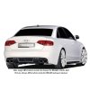Rieger spoiler pod zadní nárazník pro Audi A4 B8, B81 avant, sedan před faceliftem r.v. 11/07-12/11, plast ABS bez povrchové úpravy, S-Line, pro koncovky na obou stranách