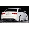 Rieger spoiler pod zadní nárazník pro Audi A4 B8, B81 avant, sedan před faceliftem r.v. 11/07-12/11, plast ABS bez povrchové úpravy, S-Line, pro dvojitou koncovku vlevo