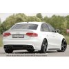 Rieger spoiler pod zadní nárazník pro Audi A4 B8, B81 avant, sedan před faceliftem r.v. 11/07-12/11, plast ABS bez povrchové úpravy, S-Line, pro koncovku vlevo