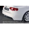 Rieger spoiler pod zadní nárazník pro Audi A4 B8, B81 avant, sedan před faceliftem r.v. 11/07-12/11, plast ABS s povrchovou úpravou Carbon-Look, S-Line, pro koncovku vlevo