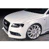 Rieger lipa pod přední nárazník Rieger pro Audi A4 B8, B81 avant, sedan před faceliftem, 11/07-12/11, plast ABS s povrchovou úpravou Carbon-Look, S-Line