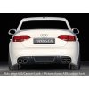 Rieger spoiler pod zadní nárazník pro Audi A4 S4 B8, B81 avant, sedan před faceliftem r.v. 11/08-12/11, plast ABS bez povrchové úpravy, S-Line, pro dvojité koncovky na obou stranách 4x115x85 mm