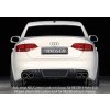 Rieger spoiler pod zadní nárazník pro Audi A4 S4 B8, B81 avant, sedan před faceliftem r.v. 11/08-12/11, plast ABS bez povrchové úpravy, S-Line, pro orig. dvojité koncovky na obou stranách