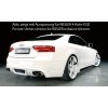 Rieger spoiler pod zadní nárazník pro Audi A5 B8, B81 kabriolet, kupé před faceliftem r.v. 06/07-07/11, plast ABS bez povrchové úpravy, S-Line, pro orig. koncovky na obou stranách