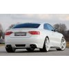 Rieger spoiler pod zadní nárazník pro Audi A5 B8, B81 kabriolet, kupé před faceliftem r.v. 06/07-07/11, plast ABS bez povrchové úpravy, mimo S-Line, pro dvojité koncovky na obou stranách 4x115x85 mm
