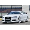 Rieger lipa pod přední nárazník Rieger pro Audi A5 B8, B81 kabriolet, kupé, Sportback před faceliftem, 06/07-07/11, plast ABS s povrchovou úpravou Carbon-Look, pod přední spoiler Rieger obj. kód K 00055401/06
