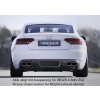 Rieger spoiler pod zadní nárazník pro Audi A5 B8, B81 Sportback před faceliftem r.v. 06/07-07/11, plast ABS s povrchovou úpravou Carbon-Look, mimo S-Line, pro orig. dvojitou koncovku vlevo