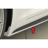 Rieger spoiler pod boční práh mont. strana levá pro Audi A5 B9, F5 kabriolet, kupé před faceliftem, r.v. 07/16-12/19, plast ABS bez povrchové úpravy