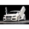 Rieger lipa pod přední nárazník Rieger pro Audi A5 S5 B8, B81 kabriolet, kupé, Sportback před faceliftem, 06/07-07/11, plast ABS s povrchovou úpravou Carbon-Look, pod přední spoiler Rieger obj. kód K 00055401/06