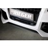 Rieger lipa pod přední nárazník Rieger pro Audi A5 S5 B8, B81 kabriolet, kupé, Sportback před faceliftem, 06/07-07/11, plast ABS s povrchovou úpravou Carbon-Look, pod přední nárazník Rieger obj. kód K 00055430/31/32/33