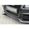 Rieger lipa pod přední nárazník Rieger pro Audi A5 S5 B8, B81 kabriolet, kupé, Sportback před faceliftem, 06/07-07/11, plast ABS s povrchovou úpravou Carbon-Look, pod přední nárazník Rieger obj. kód K 00055430/31/32/33