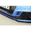 Rieger lipa pod přední nárazník pro Audi RS3 8V 5-dvéř. (sedan 8VS / 8VM), 5-dvéř. (sportback 8VA / 8VF) po faceliftu, 02/17-, plast ABS lakovaný do černé lesklé barvy
