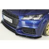 Rieger lipa pod přední nárazník pro Audi TT 8J-FV, 8S kupé, roadster vč. faceliftu, 07/14-08/18, 09/18-, plast ABS lakovaný do černé lesklé barvy