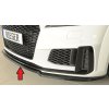 Rieger lipa pod přední nárazník pro Audi TT 8J-FV, 8S kupé, roadster po faceliftu, 09/18-, plast ABS lakovaný do černé lesklé barvy