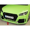 Rieger lipa pod přední nárazník pro Audi TT RS 8J, 8J1-FV, 8S kupé, roadster před faceliftem, 05/16-08/18, plast ABS bez povrchové úpravy