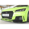 Rieger lipa pod přední nárazník pro Audi TT RS 8J, 8J1-FV, 8S kupé, roadster před faceliftem, 05/16-08/18, plast ABS lakovaný do černé lesklé barvy