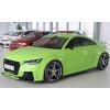 Rieger lipa pod přední nárazník pro Audi TT RS 8J, 8J1-FV, 8S kupé, roadster před faceliftem, 05/16-08/18, plast ABS lakovaný do černé lesklé barvy