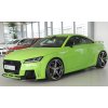 Rieger lipa pod přední nárazník pro Audi TT RS 8J, 8J1-FV, 8S kupé, roadster před faceliftem, 05/16-08/18, plast ABS lakovaný do černé lesklé barvy