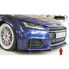 Rieger lipa pod přední nárazník pro Audi TTS 8J-FV, 8S kupé, roadster před faceliftem, 07/14-08/18, plast ABS lakovaný do černé lesklé barvy