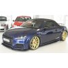 Rieger lipa pod přední nárazník pro Audi TTS 8J-FV, 8S kupé, roadster před faceliftem, 07/14-08/18, plast ABS lakovaný do černé lesklé barvy