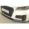 Rieger lipa pod přední nárazník pro Audi TTS 8J-FV, 8S kupé, roadster po faceliftu, 09/18-, plast ABS lakovaný do černé lesklé barvy