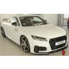 Rieger lipa pod přední nárazník pro Audi TTS 8J-FV, 8S kupé, roadster po faceliftu, 09/18-, plast ABS lakovaný do černé lesklé barvy