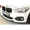 Rieger lipa pod přední nárazník pro BMW řada 1 F20, F21 sedan / 2-dvéř., sedan / 4-dvéř. po faceliftu LCI, 05/2015-, plast ABS lakovaný do černé lesklé barvy