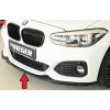 Rieger lipa pod přední nárazník pro BMW řada 1 F20, F21 sedan / 2-dvéř., sedan / 4-dvéř. po faceliftu LCI, 05/2015-, plast ABS lakovaný do černé lesklé barvy